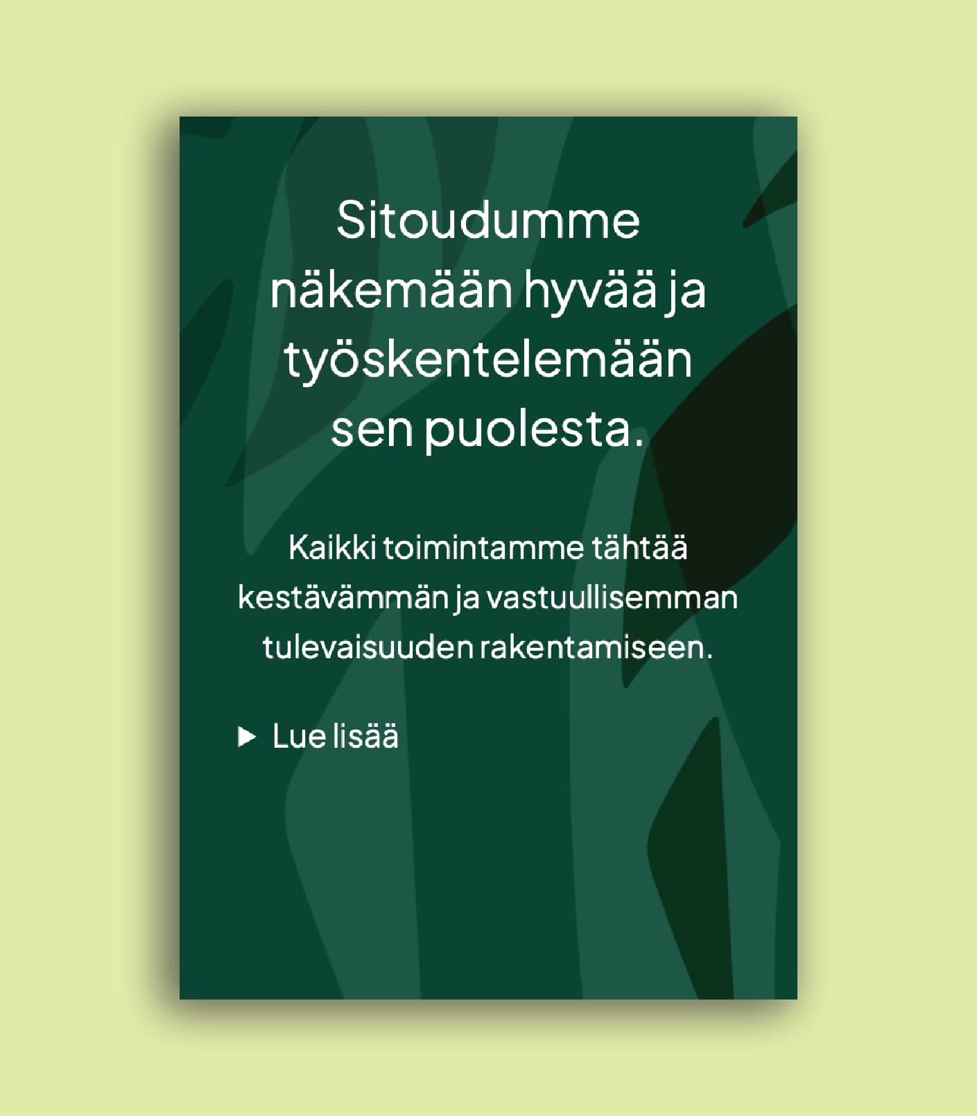 Yeppis sisältöesimerkki.