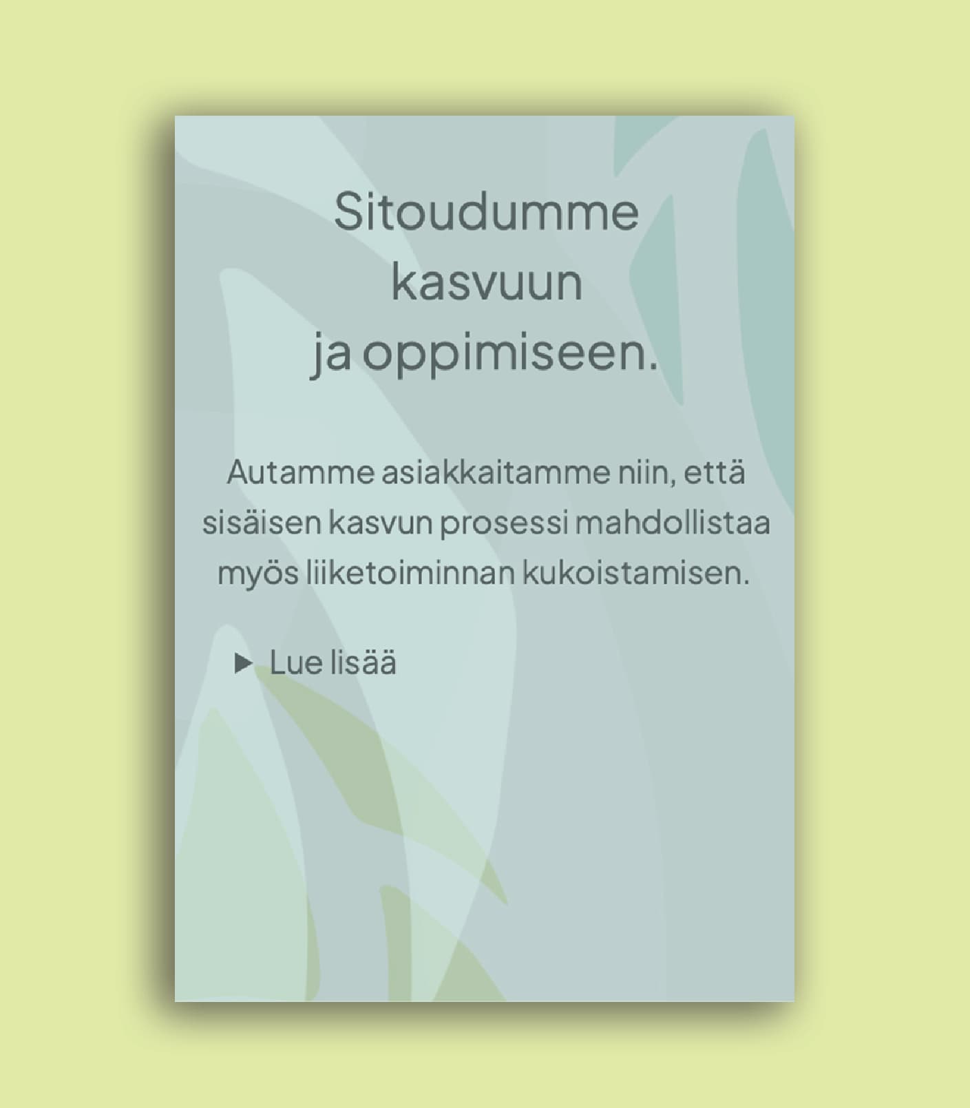 Yeppis sisältöesimerkki.